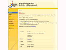 Tablet Screenshot of ag-adhs.de